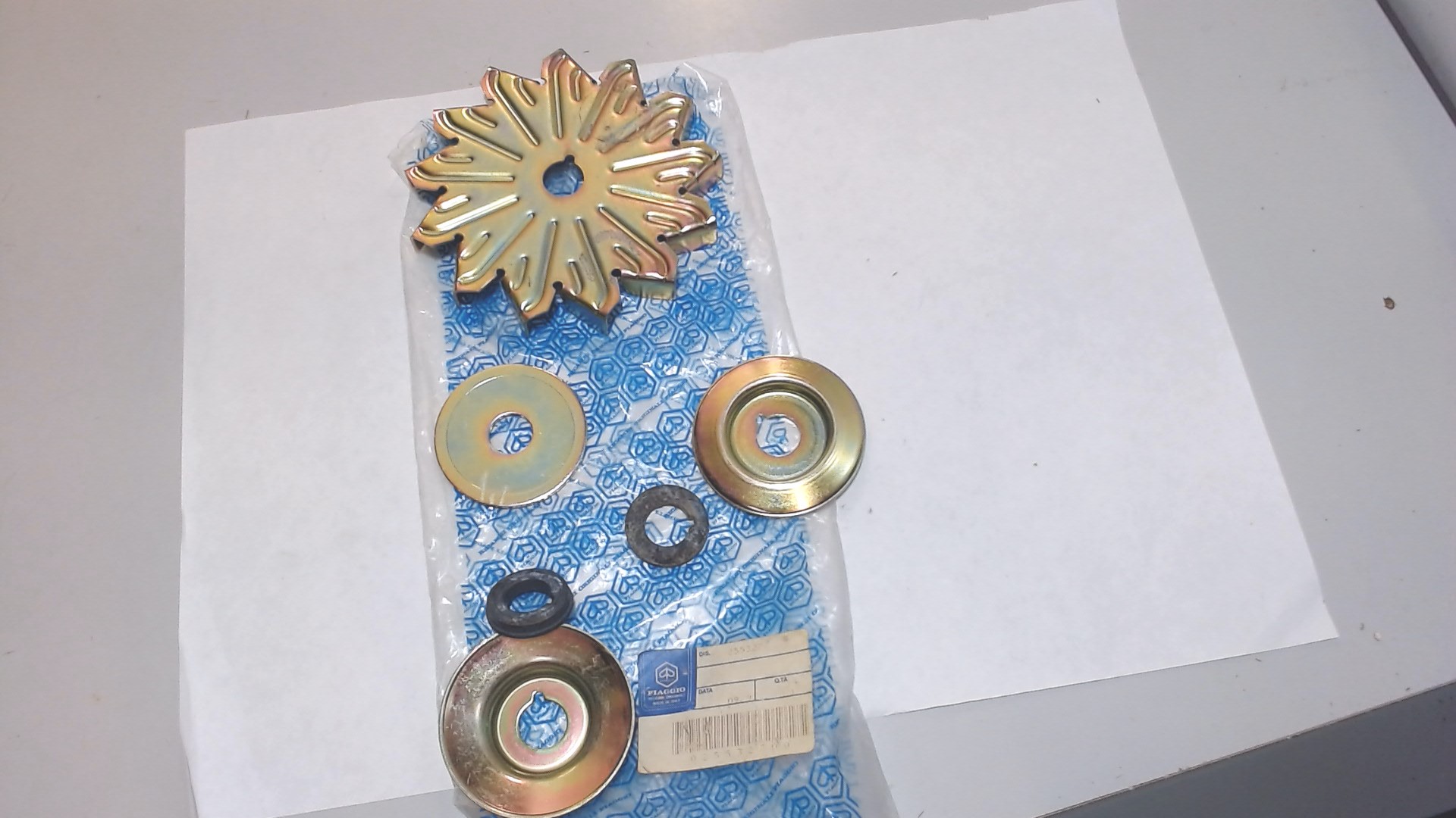 KIT VENTOLA ALTERNATORE APE POKER PIAGGIO 255327 - immagine 5