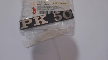 TARGHETTA COFANO LAT VESPA PK 50 PIAGGIO 195630 CIF 6104