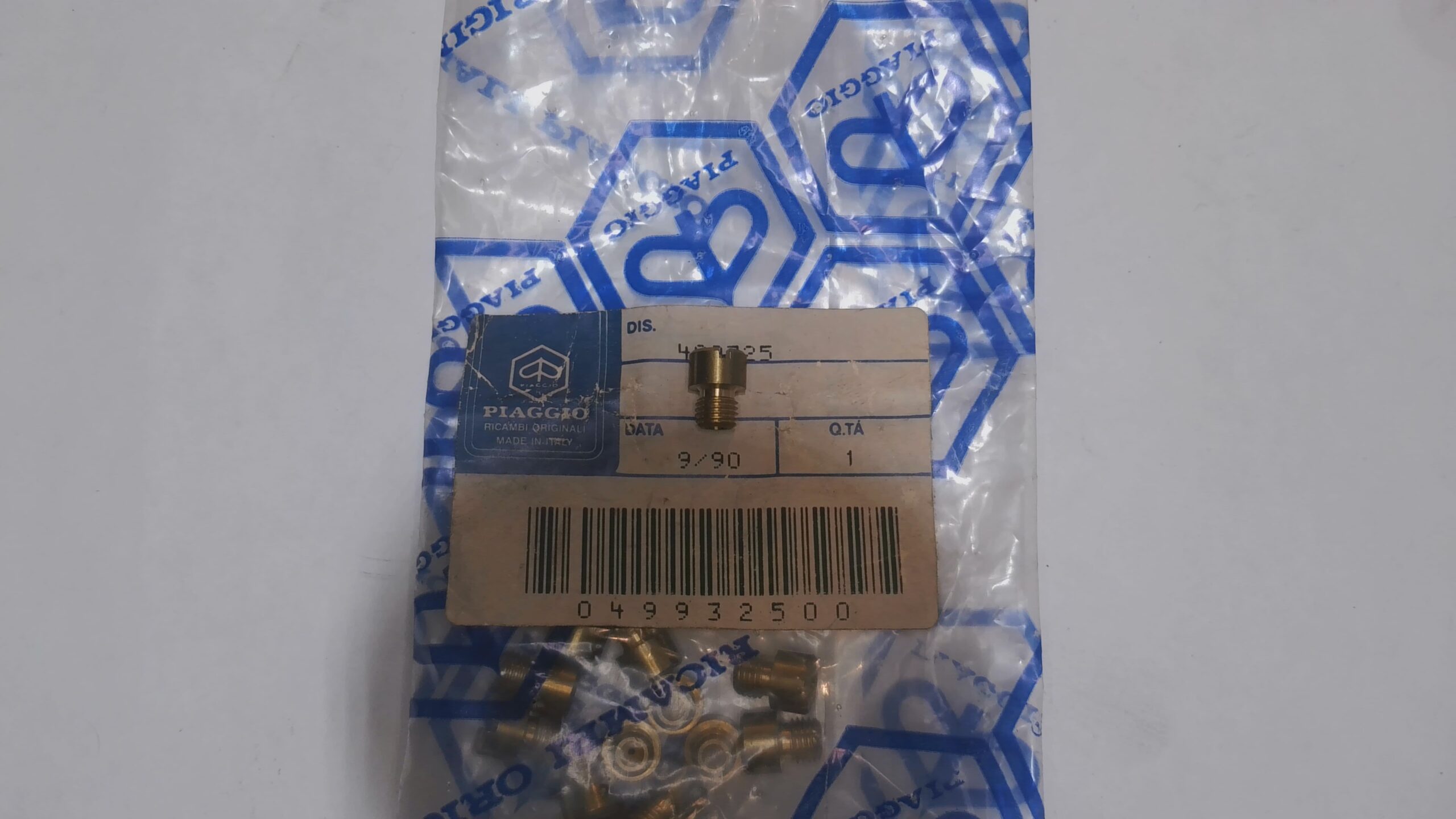 GETTO 82,5 MAX CARBURATORE HEXAGON SKIPPER TYPHOON PIAGGIO 499325 - immagine 3