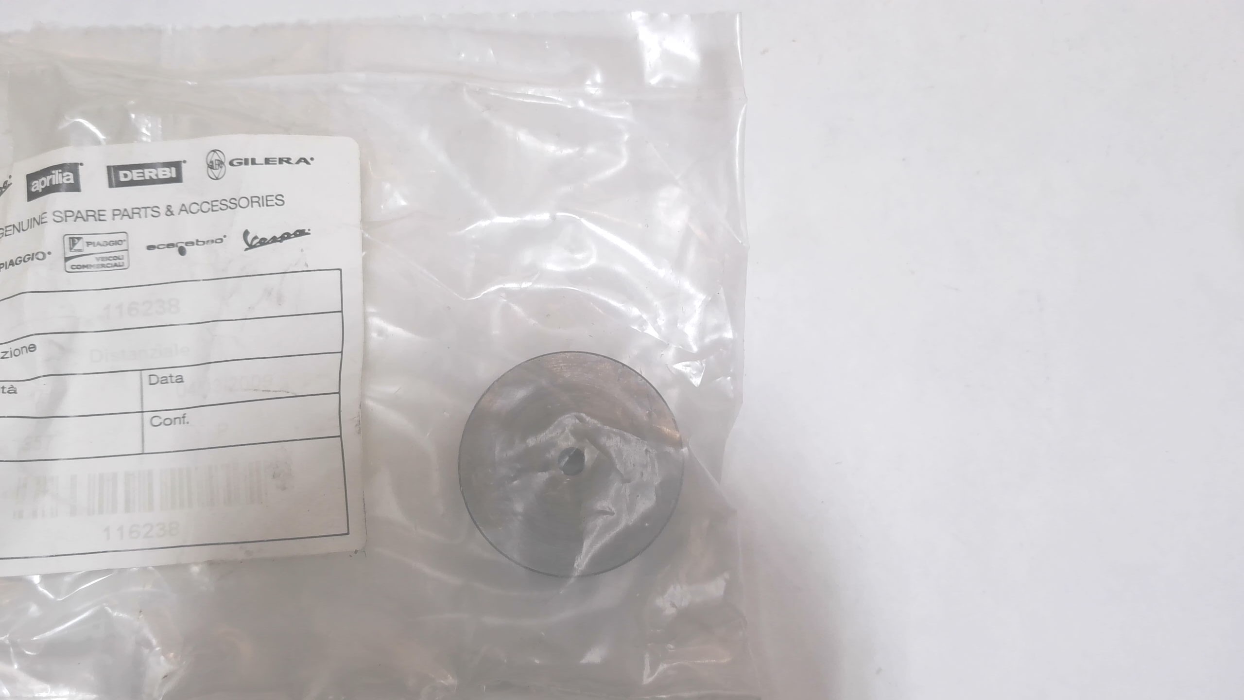DISTANZIALE DIFFERENZIALE APE 50 PIAGGIO 116238