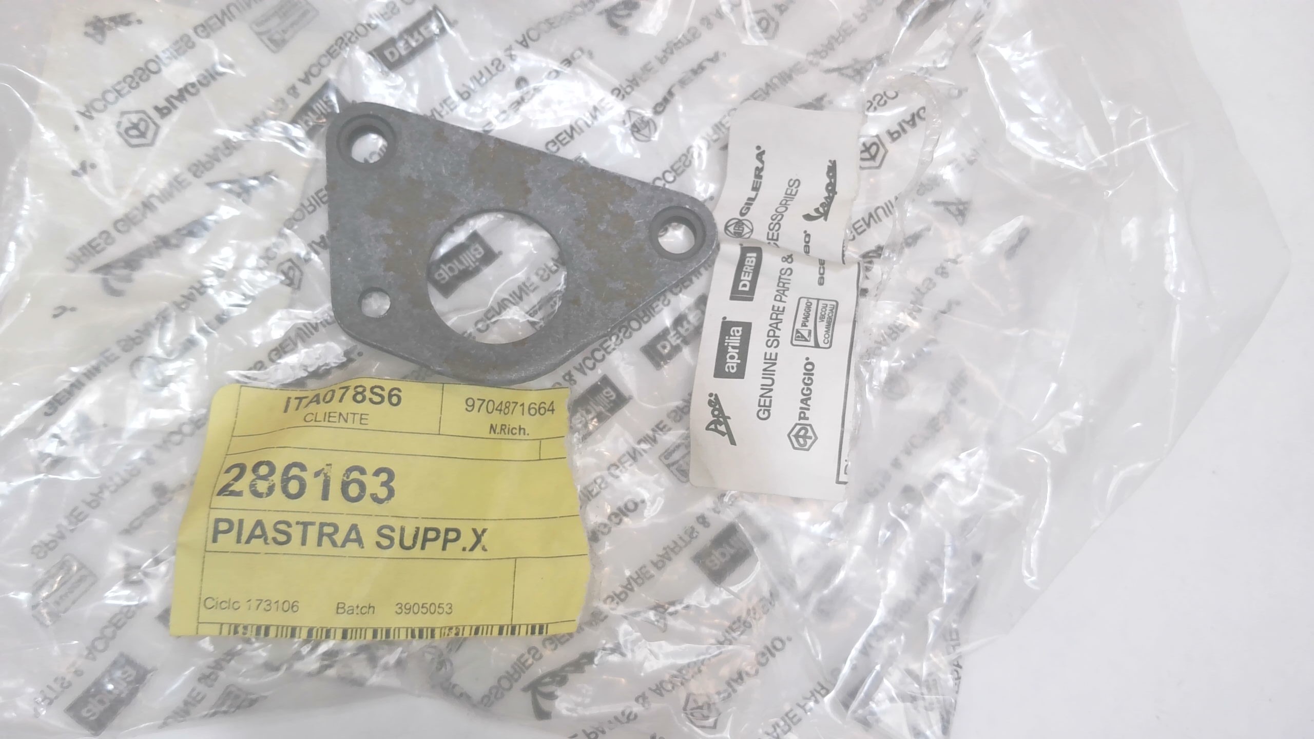 STAFFA POMPA OLIO ZIP LX 50 2T ET2 NRG FREE LIBERTY SFERA SKIPPER 2T RUNNER HEXAGON GILERA PIAGGIO 286163