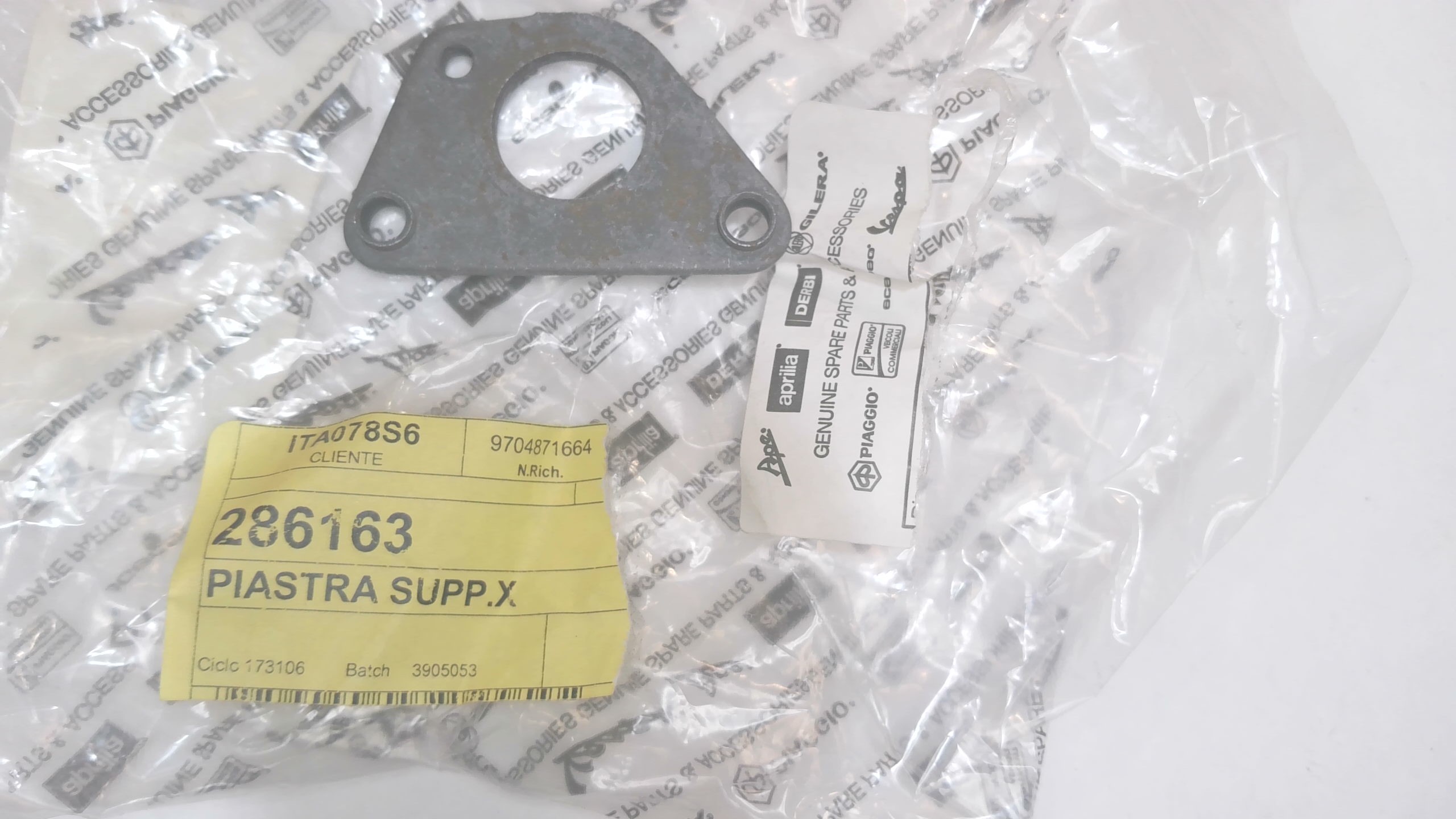 STAFFA POMPA OLIO ZIP LX 50 2T ET2 NRG FREE LIBERTY SFERA SKIPPER 2T RUNNER HEXAGON GILERA PIAGGIO 286163 - immagine 3