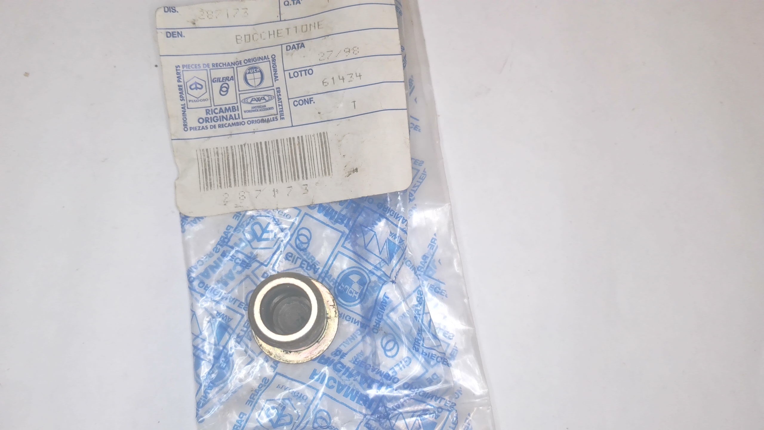 BOCCHETTONE DI RACCORDO TUBO OLIO APE CAR POKER PIAGGIO 287173 - immagine 4