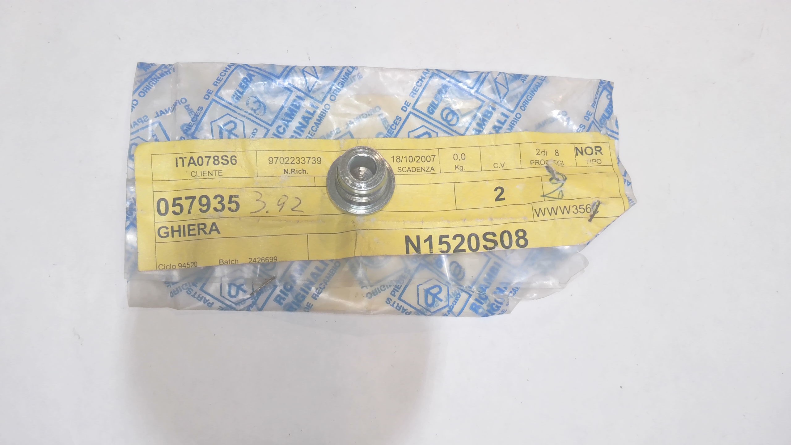 VITE MOZZO ANT. VESPA 50 SPECIAL-125 PRIMAVERA-ET3 - PK PIAGGIO 057935 - immagine 3