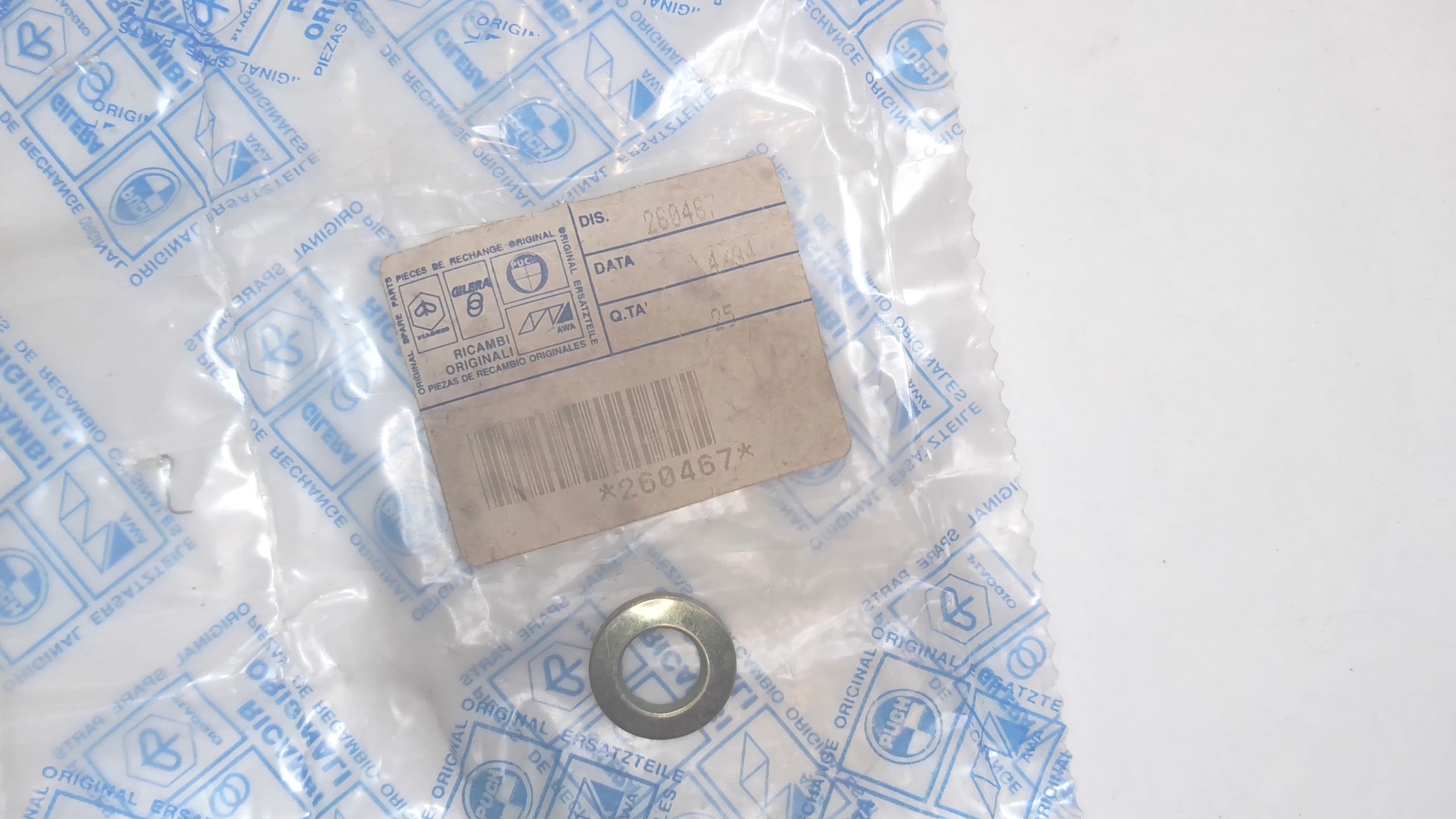 ANELLO ELASTICO RONDELLA RXV - SXV APRILIA PIAGGIO 260467