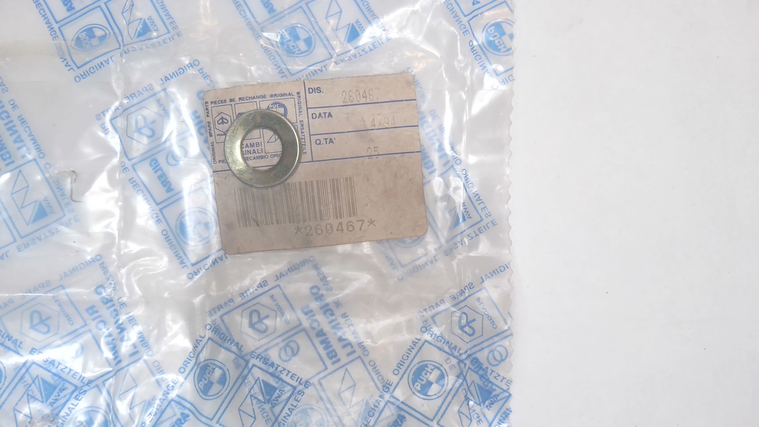 ANELLO ELASTICO RONDELLA RXV - SXV APRILIA PIAGGIO 260467 - immagine 3
