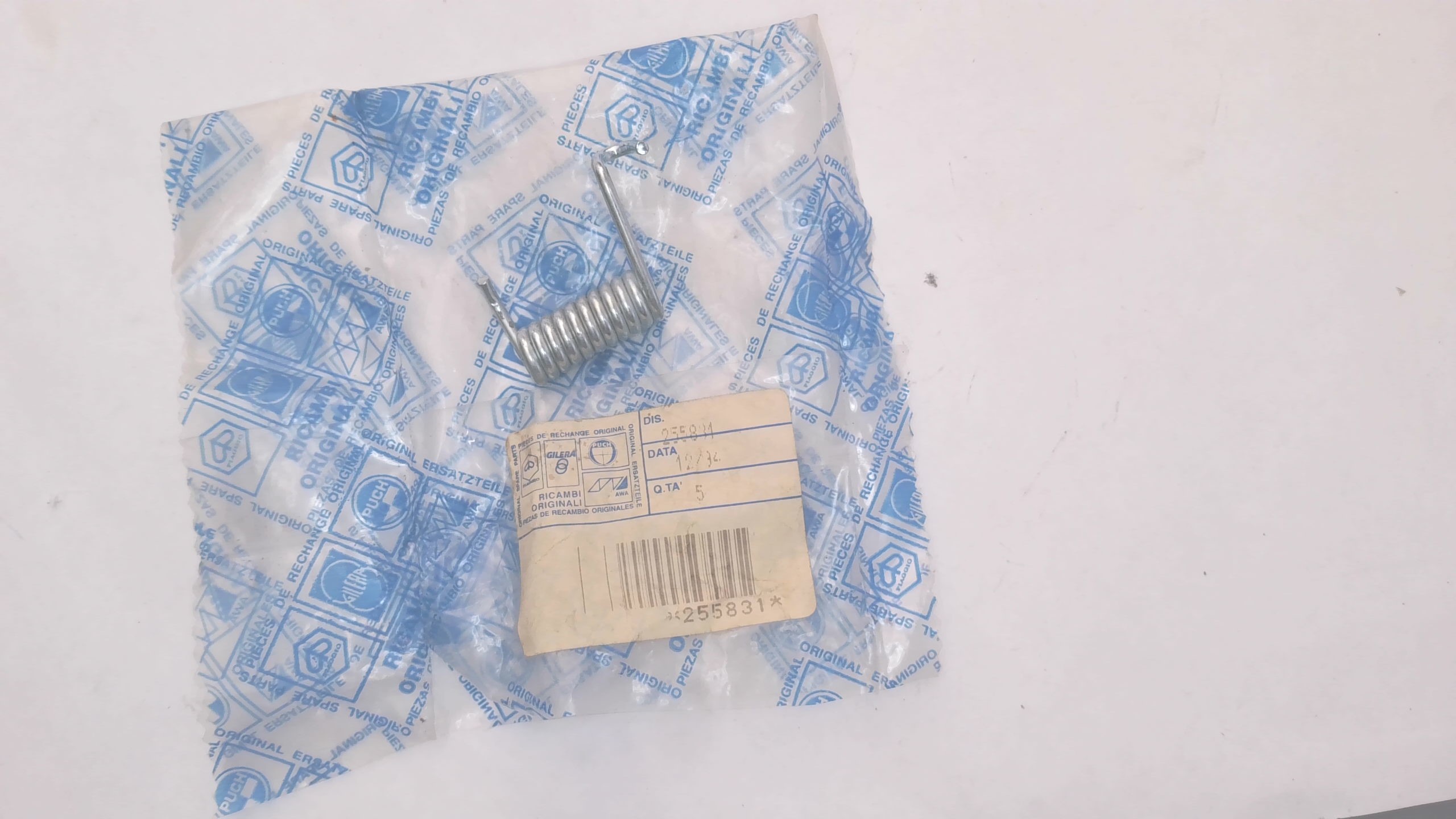 MOLLA DX PORTAPACCHI GRILLO PIAGGIO 255831